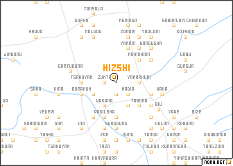 map of Hizshi