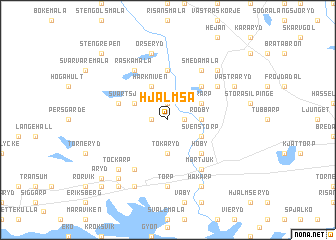 map of Hjälmsa