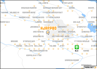 map of Hjärpbo