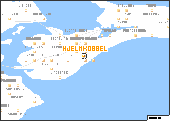 map of Hjelm Kobbel