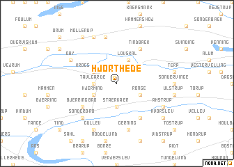 map of Hjorthede