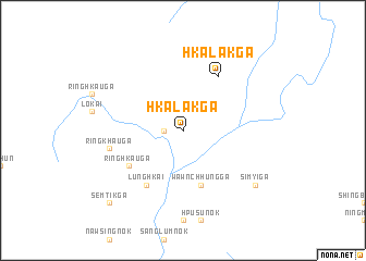 map of Hkalak Ga