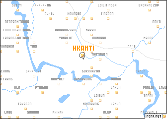 map of Hkamti