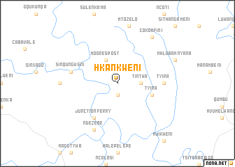 map of Hkankweni