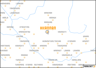 map of Hkannan
