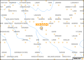 map of Hkannoi