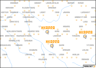 map of Hkapra