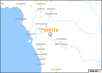 map of Hkattu