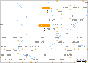 map of Hkawan