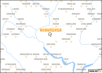 map of Hkawnghsa