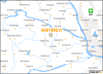 map of Hkayangyi