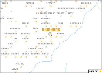 map of Hkinmung
