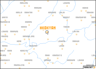 map of Hkok-yam