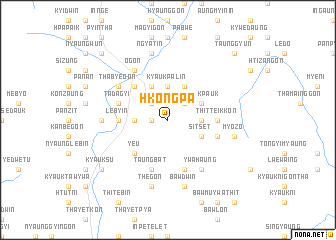 map of Hkongpa