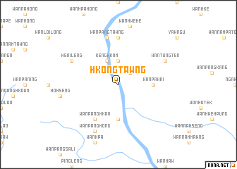 map of Hkōngtawng