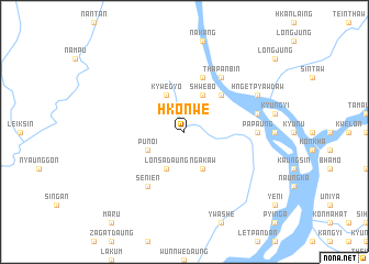 map of Hko-nwe