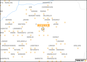 map of Hkuhka