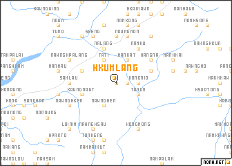map of Hkum-lang