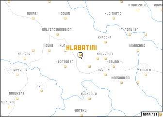 map of Hlabatini