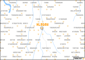 map of Hladaw