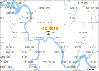 map of Hlaingta