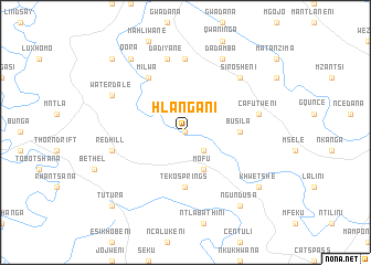 map of Hlangani