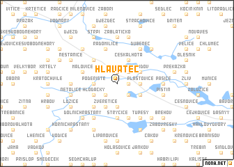 map of Hlavatec