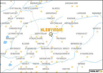 map of Hlebyindin