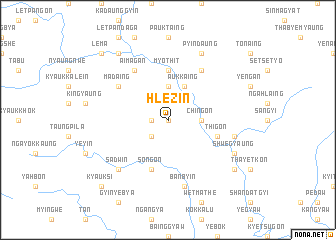 map of Hlezin