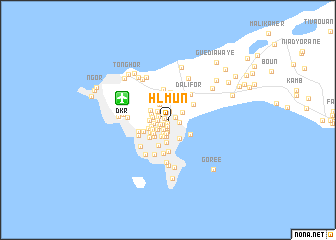 map of H.L.M. Un