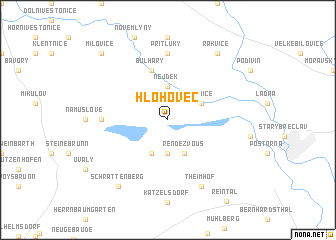 map of Hlohovec