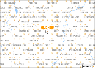 map of Hlohov