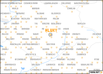 map of Hluky