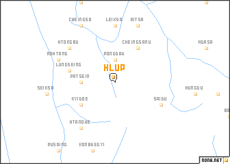 map of Hlup