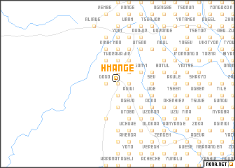map of Hmange