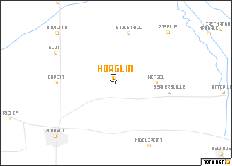 map of Hoaglin