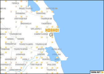 map of Hòa Hội