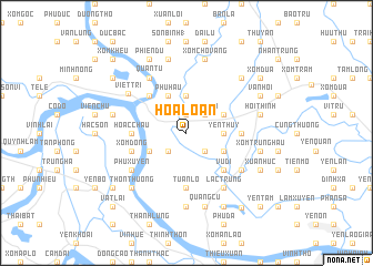 map of Hòa Loan