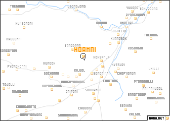 map of Hoam-ni