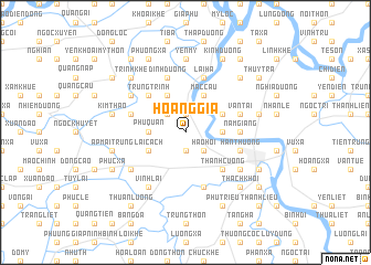 map of Hoàng Gia