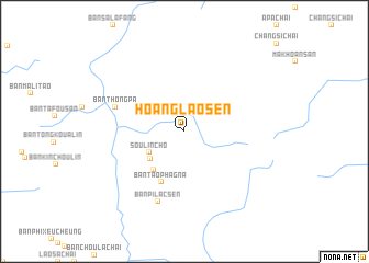 map of Hoanglaosén