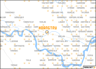 map of Hoàng Trù