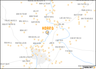 map of Hoard