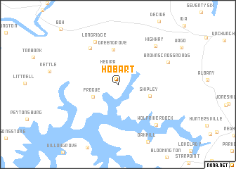 map of Hobart