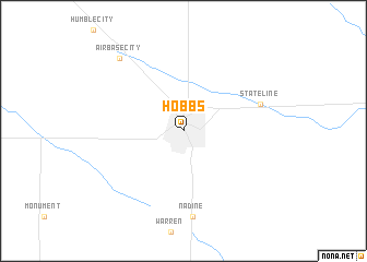 map of Hobbs