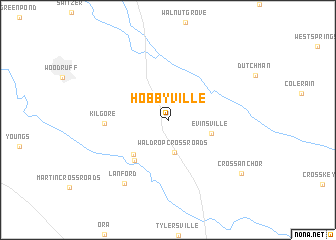 map of Hobbyville