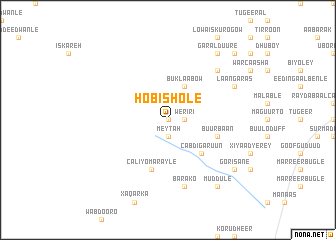 map of Hobishole