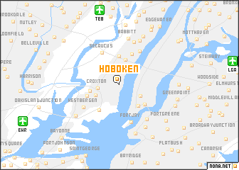 map of Hoboken