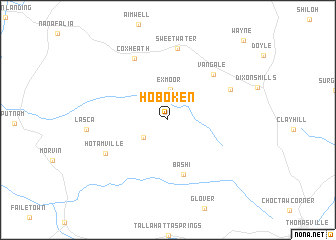 map of Hoboken