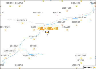 map of Hocahasan